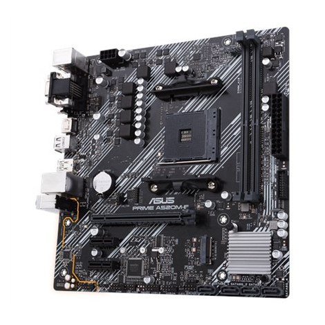 Asus PRIME A520M-E Memory slots 2, Processor family AMD, Micro ATX, DDR4, Processor socket AM4, Chipset AMD A - 3